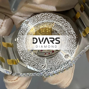 Montre-bracelet automatique Victory Premium en acier inoxydable avec diamant Moissanite couleur D VVS1 et verre saphir, élégante et mécanique - Product Image 2