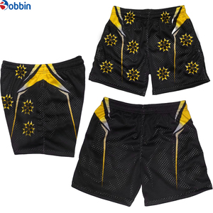 Comfortable Men's Summer Sublimated Gym Men's Short Custom Printing Solid Color Mesh Short Beachwear Short Elastic Waist - Product Image 6