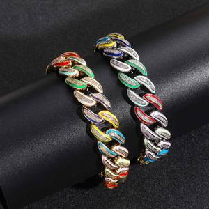 Bracelet cubain en moissanite VVS1 le plus vendu pour un style urbain de luxe, disponible à prix d'exportation depuis l'Inde - Product Image 4