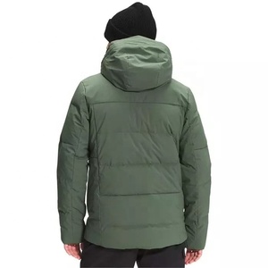 Classic Men's Padded Down Jacket High Quality Winter Puffer Hooded <b>Quilted</b> Jacket Custom logo - Product Image 2