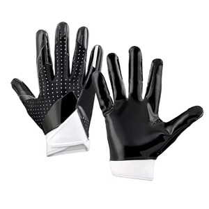 Customized Design Non <b>Slip</b> Receiver American Football Gloves Lightweight Breathable Adjustable Wrist Strap <b>Full</b> Finger Gloves - Product Image 2
