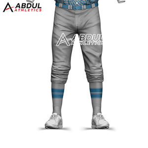 Professional Baseball Team Uniform Including Jersey Pants Custom Logo And Number Print Breathable Designed For Men Players - Product Image 3