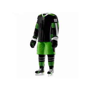 Ensemble de maillot et short d'entraînement de hockey sur glace personnalisable RAPID SPORTS, broderie, 100 % polyester, léger, vente en gros - Product Image 2