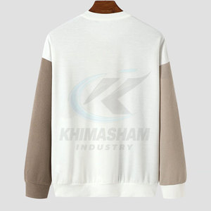 เสื้อสเวตเชิ้ตคอกลมผ้าฝ้ายผสมเนื้อนุ่มสำหรับผู้ชาย ทรงปกติ ระบายอากาศได้ดี แห้งเร็ว สวมใส่สบาย เหมาะสำหรับฤดูหนาว สไตล์ลำลอง สีพื้น - Product Image 2
