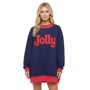 Sudadera extragrande con cuello simulado para mujer, jersey clásico, suave, informal, de manga larga, estilo relajado para el día a día, ropa informal cómoda - Product Image 1