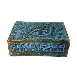 Top qualité haute vente arbre sculpture couleur en bois organisateur de bijoux cadeau Unique pour les femmes divers Styles disponibles - Product Image 3