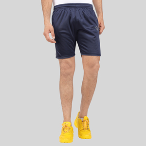 Shorts de sport pour homme noirs, séchage rapide, taille mi-haute élastique, avec poche latérale, polyester/coton - Product Image 1