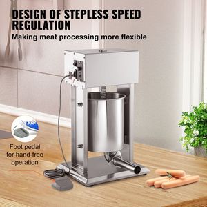 Insaccatrice Elettrica Verticale 200W, Capacità 10L, Velocità Regolabile, Acciaio Inox 304, Design Verticale per Uso Industriale - Product Image 4