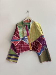 Lot de vestes Kantha vintage réversibles pour femmes, manteaux brodés, vestes Suzani - Product Image 1