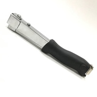 Marteau agrafeur ergonomique à poignée courbée, double blister, usage léger, JANN-YEI JY580A-Double Blister, capacité de 170 agrafes, chargement arrière OEM
