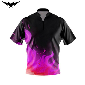 Breathable Unisex <b>Bowling</b> Jersey Sublimated Custom Pattern <b>Bowling</b> Shirts Customized Wholesale Jersey Do Your Own Design - Product Image 5