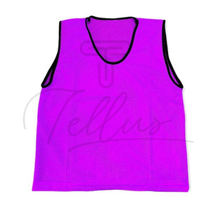Yellow <b>Mesh</b> Training Vest Unisex Sleeveless Breathable Sports Vest Adult All Seasons Regular Fit Solid Color Polyester - Product Image 5