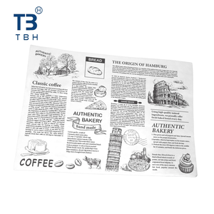 Papel de envolver para sándwiches y hamburguesas con revestimiento antigrasa de calidad premium, 30x30cm, ideal para propietarios de puestos de comida, eventos y proveedores. - Product Image 5