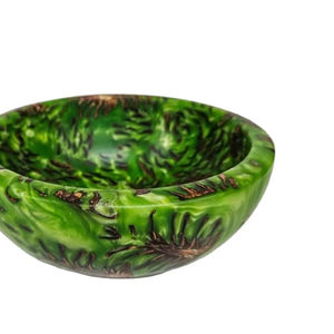 Handcrafted Modern Lightweight Resin Salad Serving Bowl | Food Safe <b>Table</b> <b>Centrepiece</b> & Fruit Bowl for Home & Event <b>Dining</b> - Product Image 2