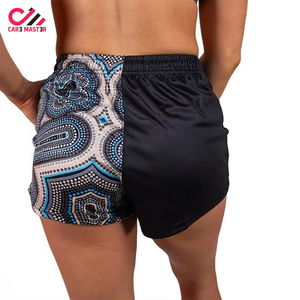 Custom Design Your Own <b>Colour</b> Rugby Shorts for Men Women Footy Shorts Heat Transfer Printing 100% Polyester Elastic Waist Quick - Product Image 6