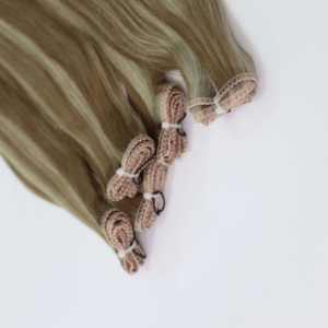 Vente en gros de matériel de luxe extensions de cheveux trame plate double couche de soie extensions de cheveux humains vietnamiens double trame - Product Image 3