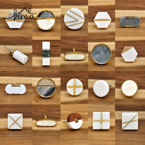 Modern <b>Gold</b> Brass Half Moon Knob Sunburst Pattern Decorative Cabinet <b>Drawer</b> <b>Pull</b> Handle Geometric Furniture Door Hardware Accent - Product Image 5