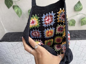 คอลเลกชันใหม่ฤดูร้อนชายหาดฟางกระเป๋าโบฮีเมียนโครเชต์หลายสีHandmadeผู้หญิงไหล่กระเป๋าหญ้าทะเลกระเป๋าสแควร์ - Product Image 6