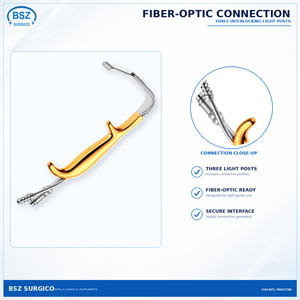 Meilleures ventes : Écarteur mammaire à fibre optique style Tebbetts, isolé, pour chirurgie plastique, certifié ISO13485 Classe II, pour liposuccion - Product Image 5