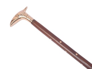 Bastón Plegable Resistente y Duradero, Antideslizante, Ajustable, con Incrustaciones de Latón, de AYAANS CREATIONS - Product Image 6