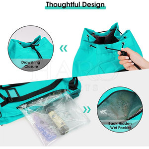 Sac à dos de football à faible MOQ, coutures robustes, matériau durable, multi-compartiments, grande capacité, résistant à l'eau, pour entraînement et pratique - Product Image 3