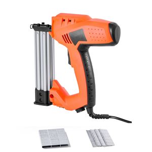 18 Gauge 1 1/4 Inch Electric Nail Gun 2 in 1 <b>Staple</b> & Brad Nailer 1000 Pcs <b>Staples</b> Nails Efficient Stapler for Home Improvement - Product Image 1
