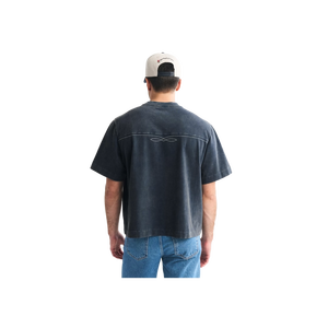 Premium 300 GSM Heavyweight Men's Oversized Cropped <b>T</b>-<b>Shirt</b> - Product Image 2