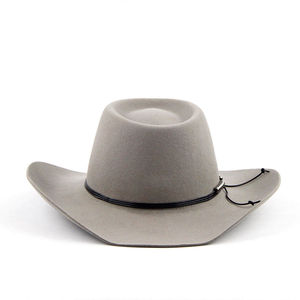 Sombrero de Vaquero de Cuero, Sombreros Occidentales Casuales con Parte Superior Impermeable, Precio al por Mayor, Sombreros de Vaquero de Buena Calidad - Product Image 4