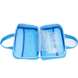 Botiquín de primeros auxilios de cuero, bolsa médica para almacenamiento de medicamentos de emergencia y organizador compacto de primeros auxilios a bajo precio en venta. - Product Image 2