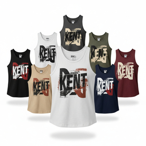 Camiseta de Gimnasio Personalizada con Logotipo para Hombre, Camiseta Deportiva sin Mangas de Algodón, Fabricante OEM - Product Image 2