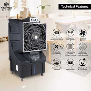 El Mejor Enfriador de Aire Comercial GLOSTER de 100 LITROS (ALU) con Flujo de Aire Potente para Carpas, Fiestas al Aire Libre y Uso Comercial - Product Image 3