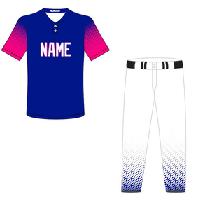 Conjunto de Pantalones y Camiseta de Béisbol de Dos Botones de Alta Calidad, Uniformes de Softbol, Trajes Deportivos Transpirables, Uniforme de Béisbol Sublimado - Product Image 4