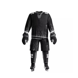 Uniformes de Hockey sobre Hielo a Precio Económico, Gran Venta, 100% Poliéster, Ropa Deportiva Estampada, Uniforme de Hockey sobre Hielo de Alto Rendimiento - Product Image 1