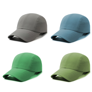 Curved Brim Denim Baseball Cap Hard Top Snapback Polyester Cotton Material Personalized Youth Size 5 Panel Baseball Cap - Product Image 2