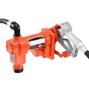 Pompe de transfert de carburant diesel 12V DC 20 GPM 1/4 HP avec buse manuelle et tuyau de décharge - Product Image 4