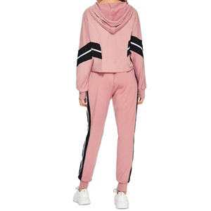 Ensemble de survêtement 2 pièces unisexe personnalisé OEM en molleton imprimé style streetwear avec fermeture éclair courte, couleur personnalisée 2026 - Product Image 6