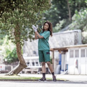 Green Cotton T-Shirt 7005 <b>Motion</b> Tex <b>Light</b> – Premium Soft Lightweight Breathable Casual Wear Tee - Product Image 3