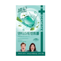 [Cilantro] Dentiste Mintball – Balle de menthe rafraîchissante pour l'haleine, bonbon de poche pour l'hygiène bucco-dentaire, gouttes rafraîchissantes – Corée