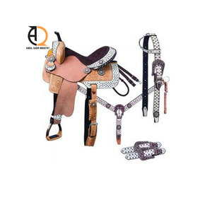 Kit complet de selle anglaise pour cheval, équipement d'équitation, selle en cuir - Product Image 5
