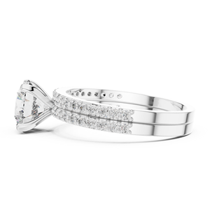 Halo 925 Sterling Silver Moissanite <b>Diamond</b> <b>Ring</b> Wholesale Wedding Jewelry Factory OEM ODM Manufacturer - Product Image 2