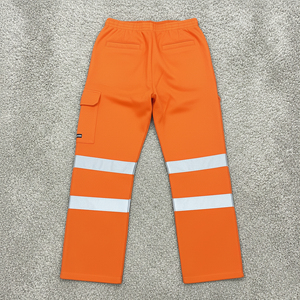 Pantalon de sécurité haute visibilité unisexe, imperméable, avec bande réfléchissante LED, pantalon de sécurité pour homme, logo personnalisé, style hip hop - Product Image 5