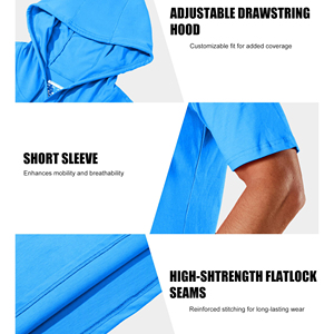 Sweat-shirts à capuche pour hommes de haute qualité, 100% coton, à manches courtes, brodés, doublés, imprimés sur mesure, prix de gros, pour la salle de sport et le fitness - Product Image 4