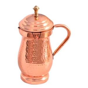 Carafe en cuivre au design métallique classique pour l'eau potable, avec impression personnalisée de haute qualité pour cadeau de mariage - Product Image 5