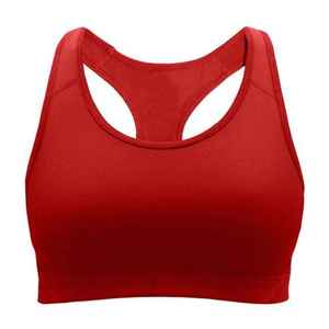 High for Simple Sports <b>Bra</b> for Women Adjustable <b>Straps</b> Breathable 100% Cotton Fabric Secure Fit for Running Gym Training - Product Image 1