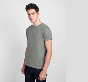 เสื้อยืดคอกลมไซส์ใหญ่พิเศษสำหรับผู้ชาย ผ้าเจอร์ซีย์เนื้อเรียบ แขนสั้น รับออกแบบลายตามสั่ง จำนวนมาก ผ้าฝ้าย 100% เป็นมิตรต่อสิ่งแวดล้อม - Product Image 5