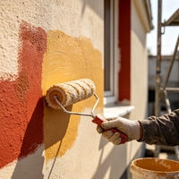 Pigment d'oxyde de fer synthétique inorganique résistant aux intempéries, rouge, jaune, noir, poudre 1 kg pour peinture murale extérieure, architecture