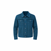 Veste en jean pour homme, modèle streetwear vierge, en denim coquille de coton délavé à l'acide, nouvelle qualité, personnalisable, collection hiver 2026, promotion