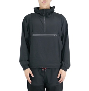 OEM Wholesale Nylon Men's Casual Anorak Windbreaker <b>Jacket</b> Stand Collar Zipper Closure Waterproof Windproof <b>Jacket</b> - Product Image 1