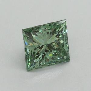 Diamante verde intenso de corte princesa cultivado en laboratorio, certificado por IGI, diamante verde suelto para anillo de compromiso personalizado de 1 a 5 quilates VVS VS - Product Image 2
