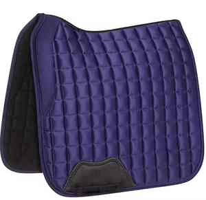 แผ่นรองอานม้าหนังสำหรับขี่ม้ากระโดด คุณภาพสูง ผลิตตามสั่ง ทำจากผ้าซาติน - Product Image 4